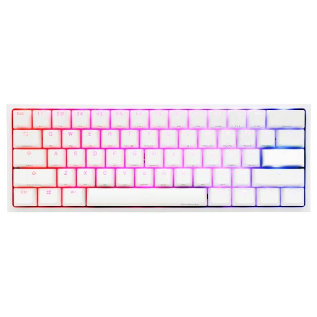 Геймърскa механична клавиатура Ducky One 2 Mini V2 White RGB, Cherry MX Black