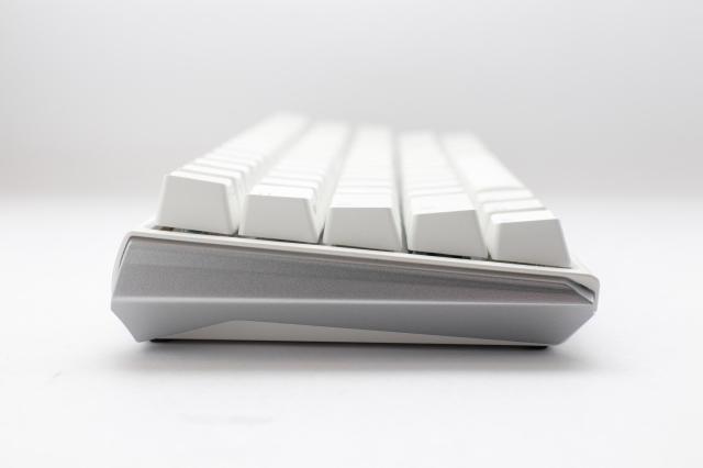 Геймърскa механична клавиатура Ducky One 3 Pure White Mini 60, Hotswap Cherry Mx Clear, RGB, PBT Keycaps