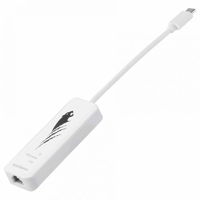 Мрежови адаптер EDIMAX EU-4307, USB-C, 2.5 Gigabit Ethernet, Бял