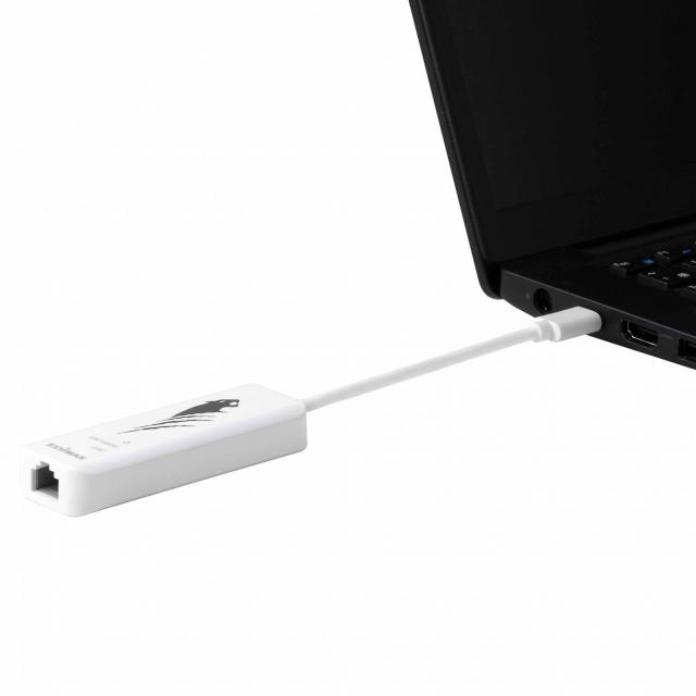 Мрежови адаптер EDIMAX EU-4307, USB-C, 2.5 Gigabit Ethernet, Бял