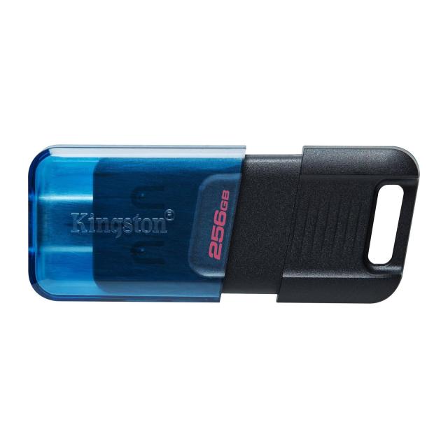 USB памет KINGSTON DataTraveler 80M, 256GB, USB-C 3.2 Gen 1, Черен/Син