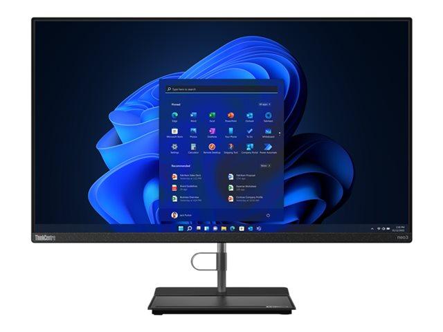Компютър All in One Lenovo ThinkCentre AIO neo 30a, (6-ядрен) Intel Core i3-1215U 1.2/4.4GHz, 27" (68.58 cm) IPS, 8GB DDR4, 256GB SSD, Slim DVD , Windows 11 Pro