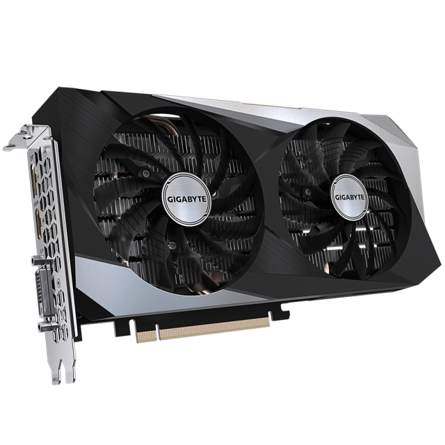 Видео карта GIGABYTE GeForce RTX 3050 WINDFORCE OC 8GB GDDR6, 128-bit, DVI, HDMI, DP