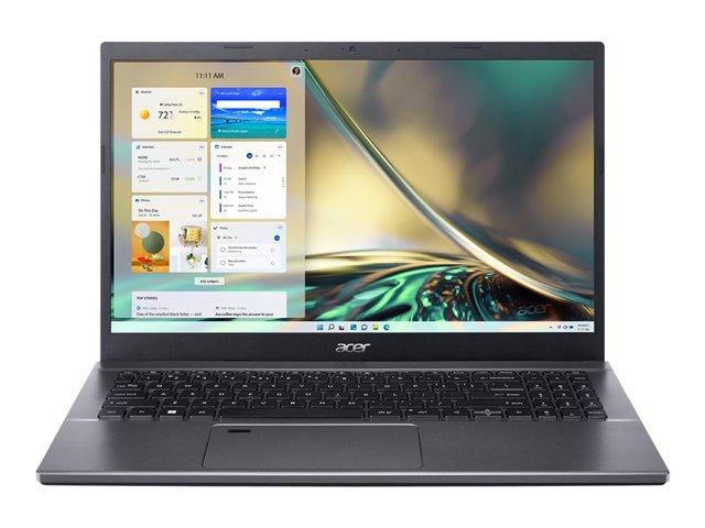 Лаптоп Acer Aspire 5 A515-57-39VE (6-ядрен) Alder Lake Intel Core i3-1215U 3.3/4.4 GHz, 15.6" (39.62 cm) Full HD IPS Anti-Glare Display, (HDMI), 8GB DDR4, 512GB SSD, 1x USB 3.2 Type C, Free DOS NX.K3JEX.001