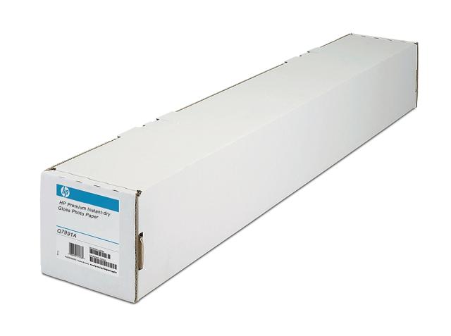 Хартия HP Premium Instant-dry Gloss Photo Paper-610 mm x 22.9 m (24 in x 75 ft)