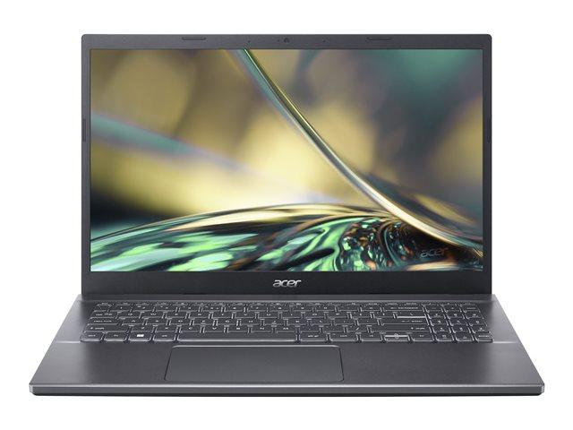 Лаптоп ACER NB ASPIRE 5 A515-47-R76E (6-ядрен) Ryzen 5 5625U 2.3/4.3GHz, 15.6'' (39.62 cm) FHD IPS, 8GB DDR4 RAM, 512GB SSD, Free DOS, Steel gray(BG), NX.K86EX.00C