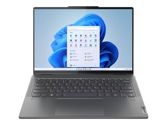 Лаптоп Lenovo Yoga 7 14ARP8 (6-ядрен) AMD Ryzen 5 7535U 2.9/4.55GHz, 14" (35.56cm) WUXGA Touchscreen, 16GB LPDDR5, 512GB SSD NVMe, 1x USB 3.2 Gen2 Type-C, Thunderbolt 4, Windows 11 Home