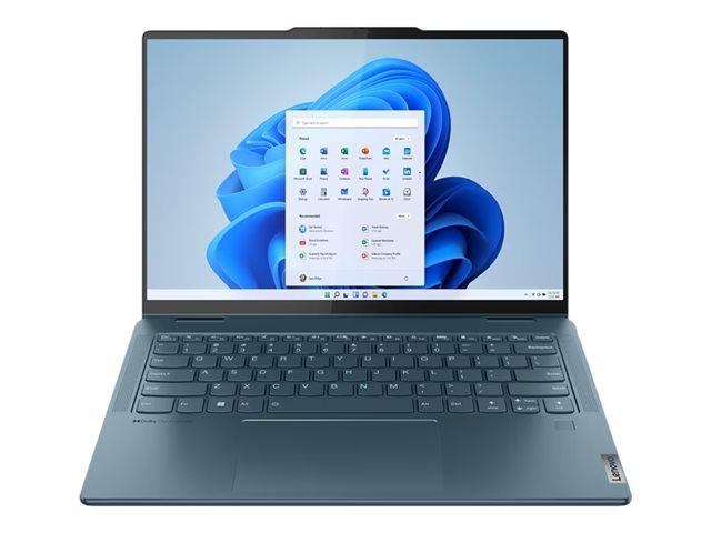 Лаптоп Lenovo Yoga 7 14ARP8 (6-ядрен) AMD Ryzen 5 7535U 2.9/4.55GHz, 14" (35.56cm) WUXGA Touchscreen Display, 16GB LPDDR5, 512GB SSD NVMe, 1x USB 3.2 Gen2 Type-C, Thunderbolt 4, Windows 11 Home, 1.49kg