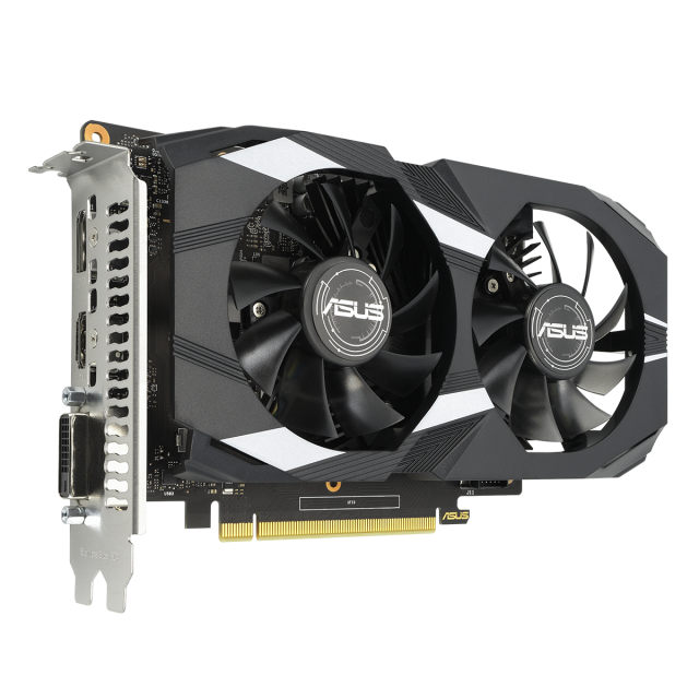 Видеокарта ASUS Dual GeForce GTX 1650 V2 OC 4GB GDDR6, 128-bit, DVI, HDMI, DP
