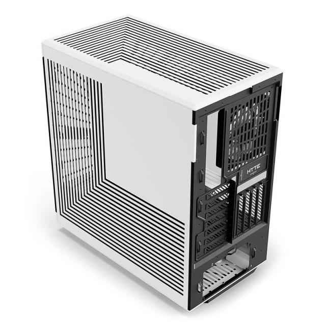 Кутия HYTE Y40 Tempered Glass, Mid-Tower, 2xUSB 3.0​, 1xUSB 3.2 Type-C​, Audio/Mic Jack, ATX / Micro ATX / Mini ITX, Бяло и Черно
