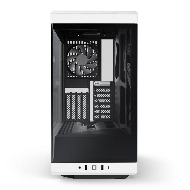 Кутия HYTE Y40 Tempered Glass, Mid-Tower, 2xUSB 3.0​, 1xUSB 3.2 Type-C​, Audio/Mic Jack, ATX / Micro ATX / Mini ITX, Бяло и Черно