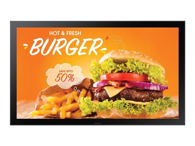 Дисплей SAMSUNG OH24B Outdoor LCD 24" (60.96 cm), IPS 1500 cd/m² дисплей със защитно стъкло, 2xUSB 2.0, RJ45, RS-232, HDMI, LH24OHBEBGBXEN