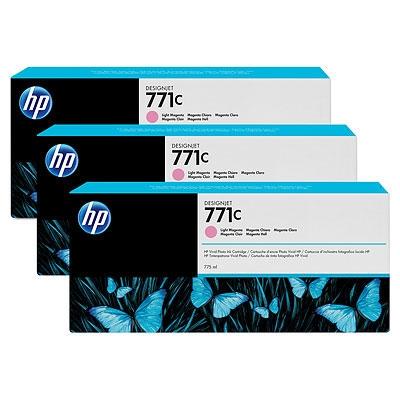 Консуматив HP 771C 3-pack 775-ml Light Magenta Designjet Ink Cartridges
