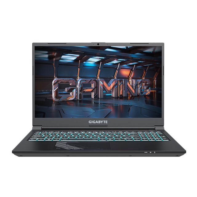 Лаптоп GIGABYTE G5 KF, (12-ядрен) Alder Lake Intel Core i5-12500H 3.3/4.5 GHz, 15.6'' (39.62 cm) IPS, FHD 144Hz, 2x8GB DDR4, 512GB SSD Gen4, nVIDIA RTX 4060 8GB GDDR6, Windows 11 Home