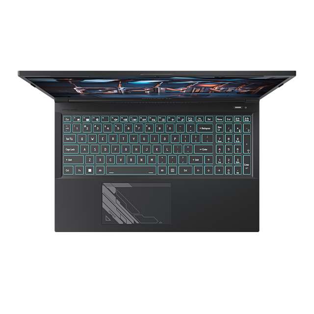 Лаптоп GIGABYTE G5 KF, (12-ядрен) Alder Lake Intel Core i5-12500H 3.3/4.5 GHz, 15.6'' (39.62 cm) IPS, FHD 144Hz, 2x8GB DDR4, 512GB SSD Gen4, nVIDIA RTX 4060 8GB GDDR6, Windows 11 Home