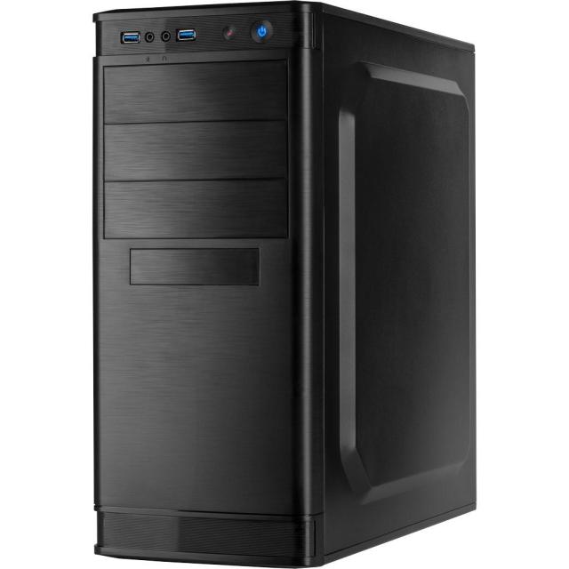 Кутия за компютър Inter Tech IT-5905, Middle Tower, 2x USB 3.0, 1x Microphone, 1x Headphones, ATX / Micro ATX