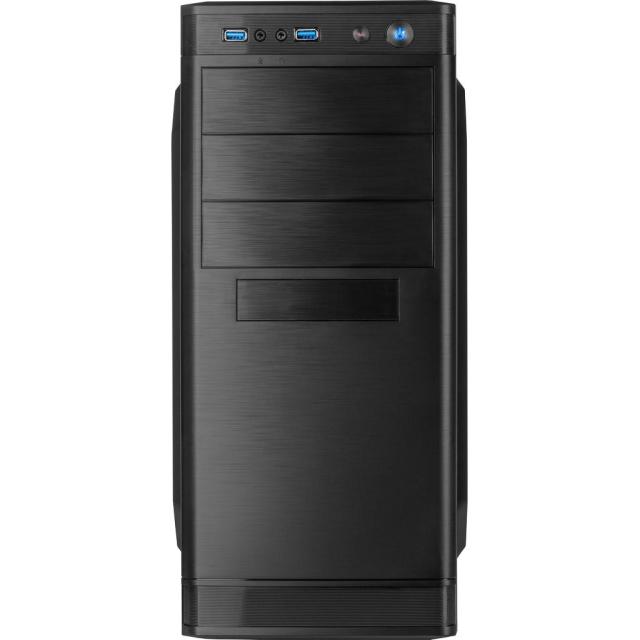 Кутия за компютър Inter Tech IT-5905, Middle Tower, 2x USB 3.0, 1x Microphone, 1x Headphones, ATX / Micro ATX