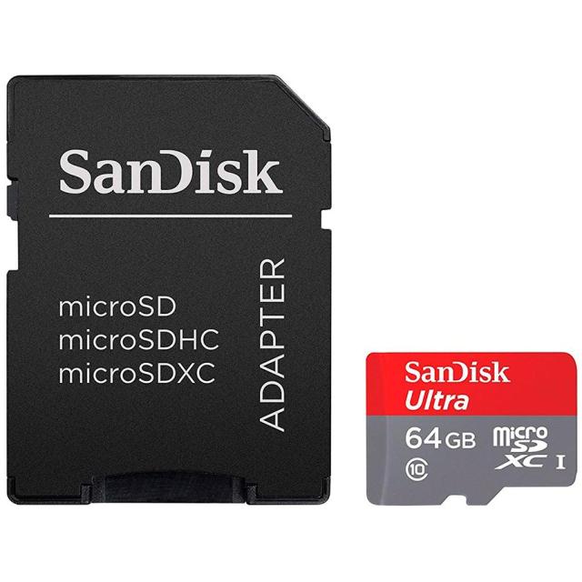 Карта памет SANDISK 32GB microSDHC Card, SD Adapter, Class 10