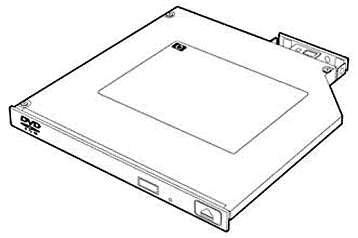 Оптично устройство HPE 9.5mm SATA DVD-ROM JackBlack Gen9 Optical Drive