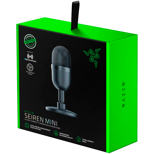 Микрофон Razer Seiren Mini, Black, USB