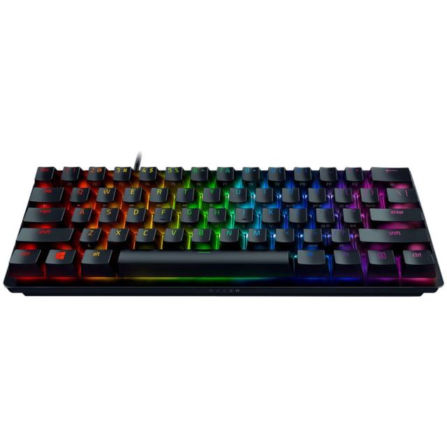 Геймърскa механична клавиатура Razer Huntsman Mini, Red Switch, RGB подсветка, USB, черна