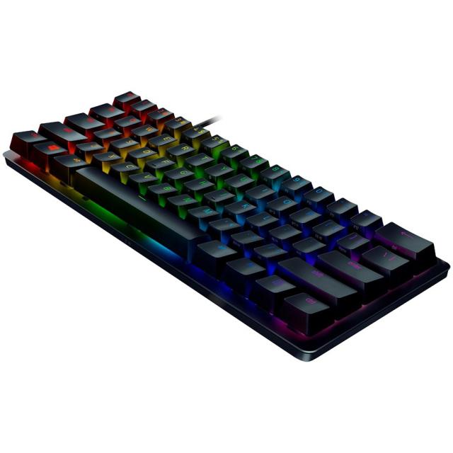 Геймърскa механична клавиатура Razer Huntsman Mini, Red Switch, RGB подсветка, USB, черна