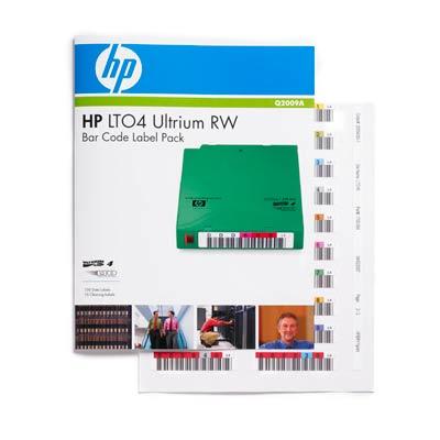 Консуматив HP LTO4 Ultrium RW Bar Code label pack