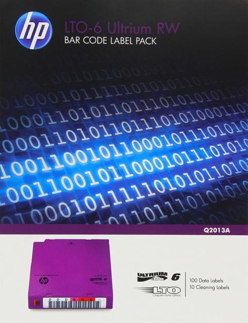 Консуматив HP LTO-6 Ultrium RW Bar Code Label Pack