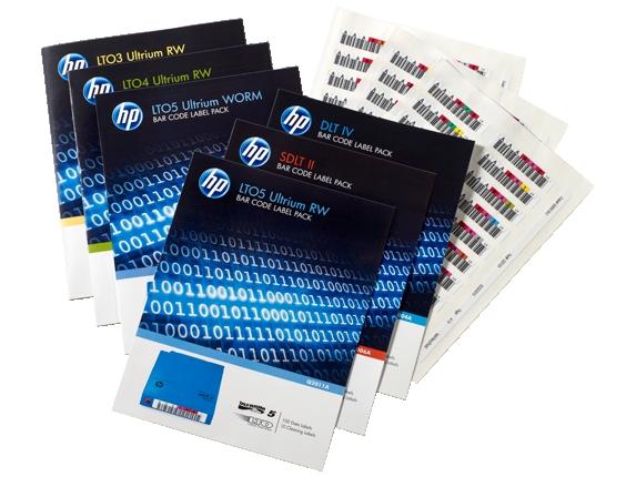 Консуматив HPE LTO-7 Ultrium RW Bar Code Label Pack